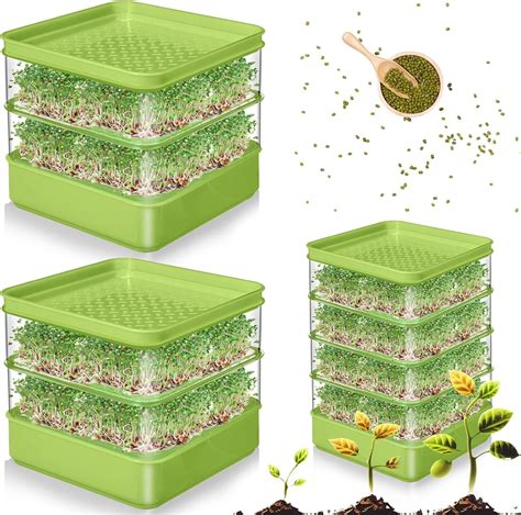 stackable seed sprouting kit